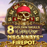 8 Golden Skulls of Holly Roger Megaways